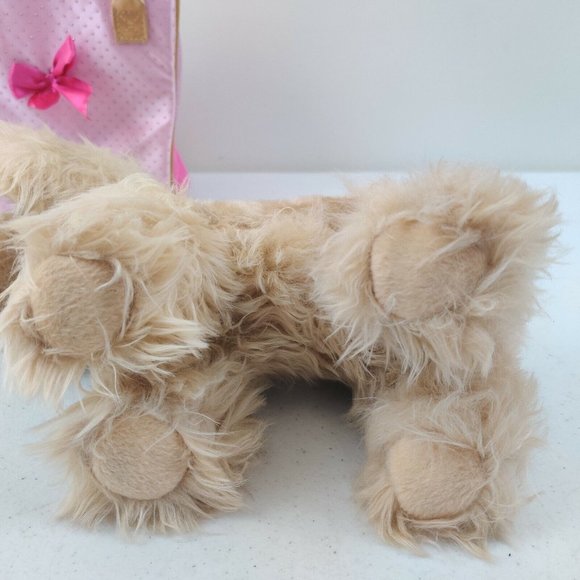 Pucci Pups Cocker Spaniel Plush Puppy & Golden Dot Glam Bag - Picture 5 of 10